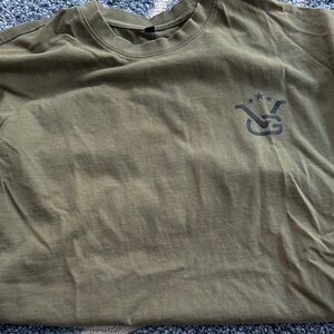Like New…Vanguard Oversized Olive Green Men's T-Shirt